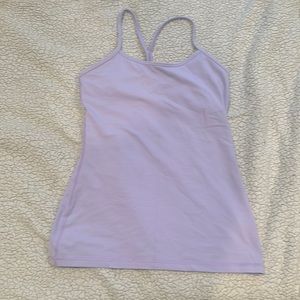 Lululemon Power Y Tank Top - Lilac